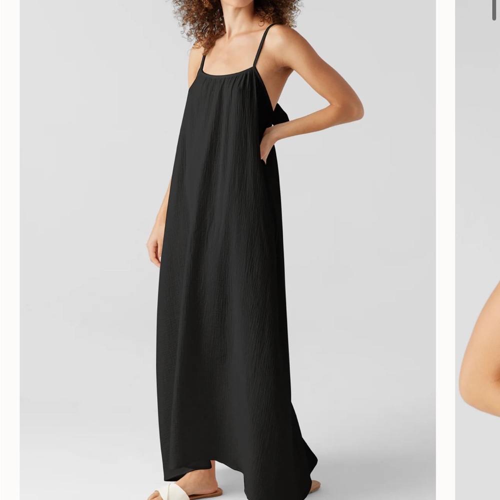 XS/S Sol Angeles Gauzy Black Maxi Dress - Brand New, Never Worn